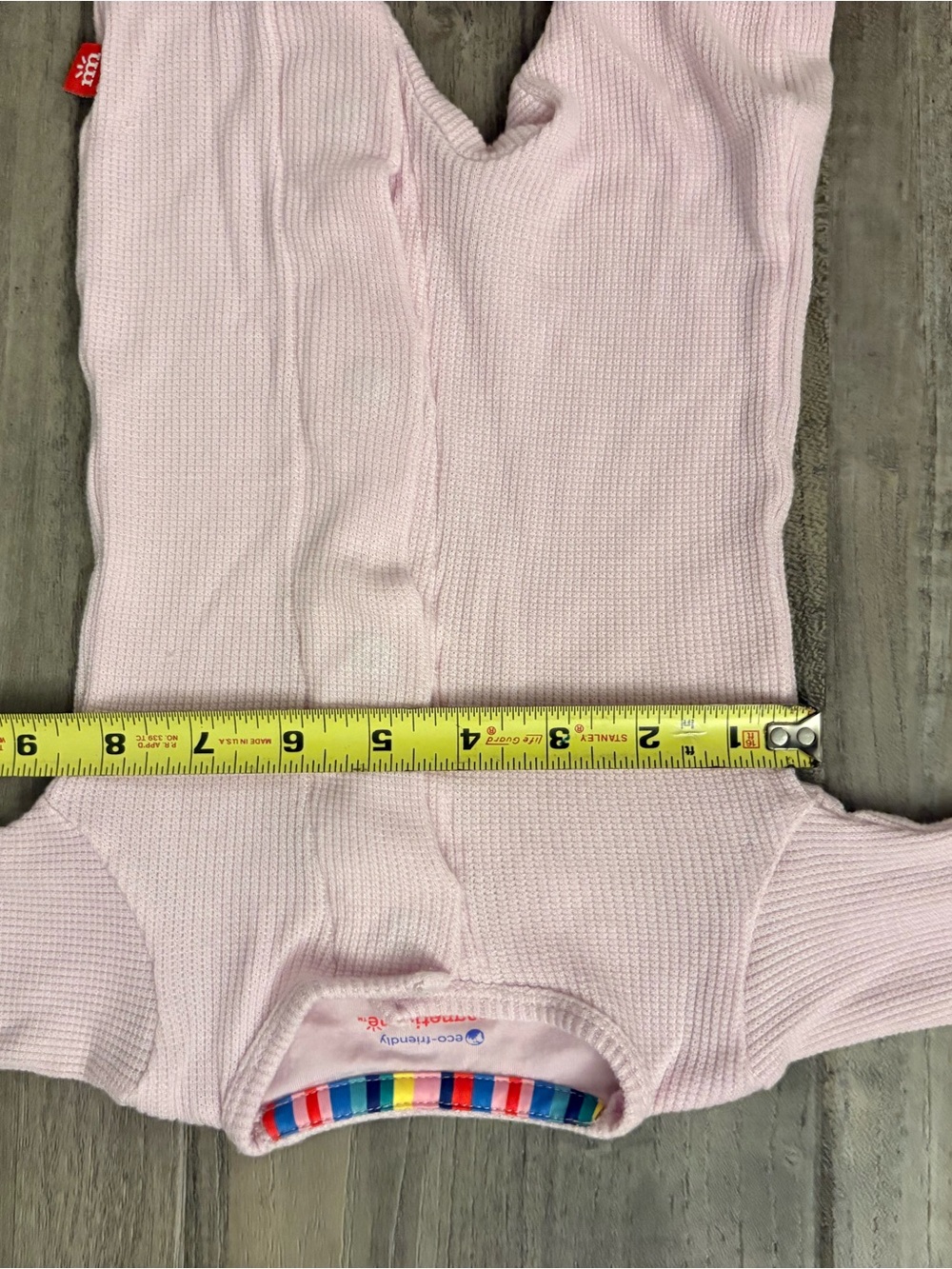 Magnetic Me Pink Waffle Knit Modal Magnetic Footie Sleeper Newborn - Picture 2 of 6